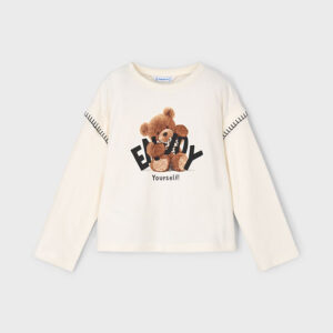 Koszulka długi rękaw beż – 3 (98cm)