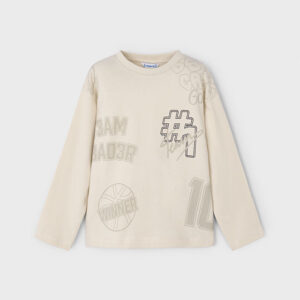 Koszulka długi rękaw piaskowa