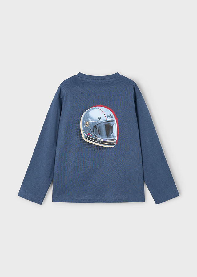 Koszulka długi rękaw stal