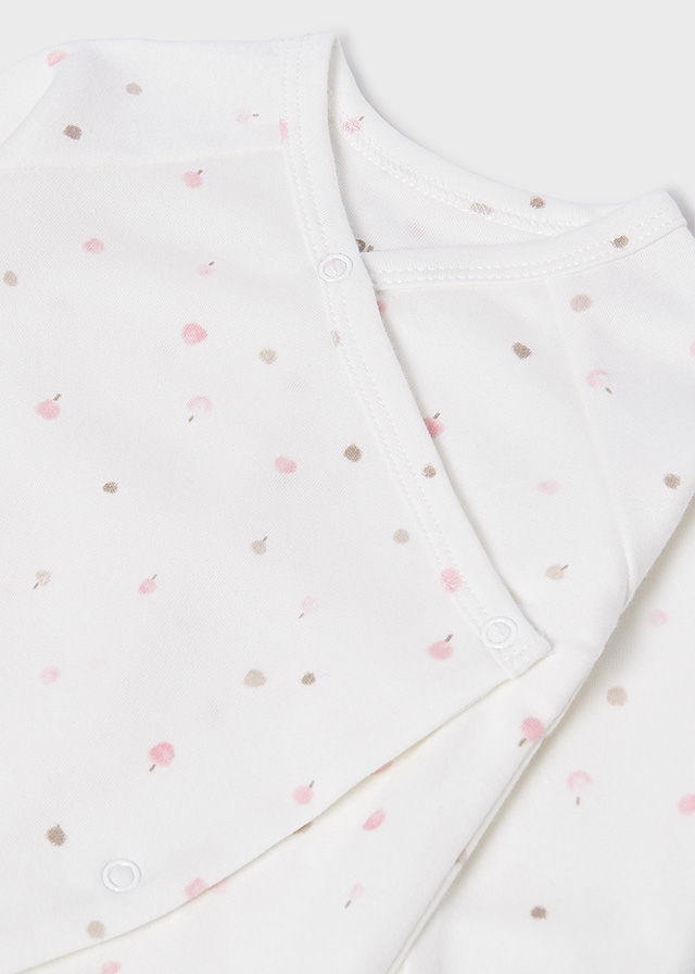 Pajacyk , czapka i śliniak dla niemowlęcia różowy