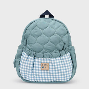 Plecak dla dziewczynki pikowany szałwia