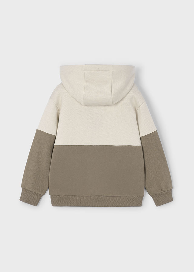 Bluza rozsuwana z kapturem beżowa – 3 (98cm)