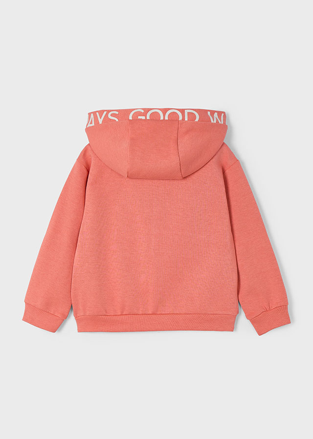 Bluza rozsuwana z kapturem dla chłopca pomarańczowa – 3 (98cm)