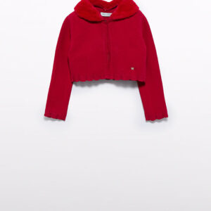 Sweter dziewczęcy z kołnierzykiem – 6 (116cm)