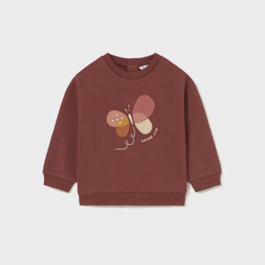 Bluza dziewczęca ceglana – 12 M (80 cm)