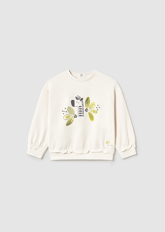 Bluza dziewczęca kremowa – 12 M (80 cm)