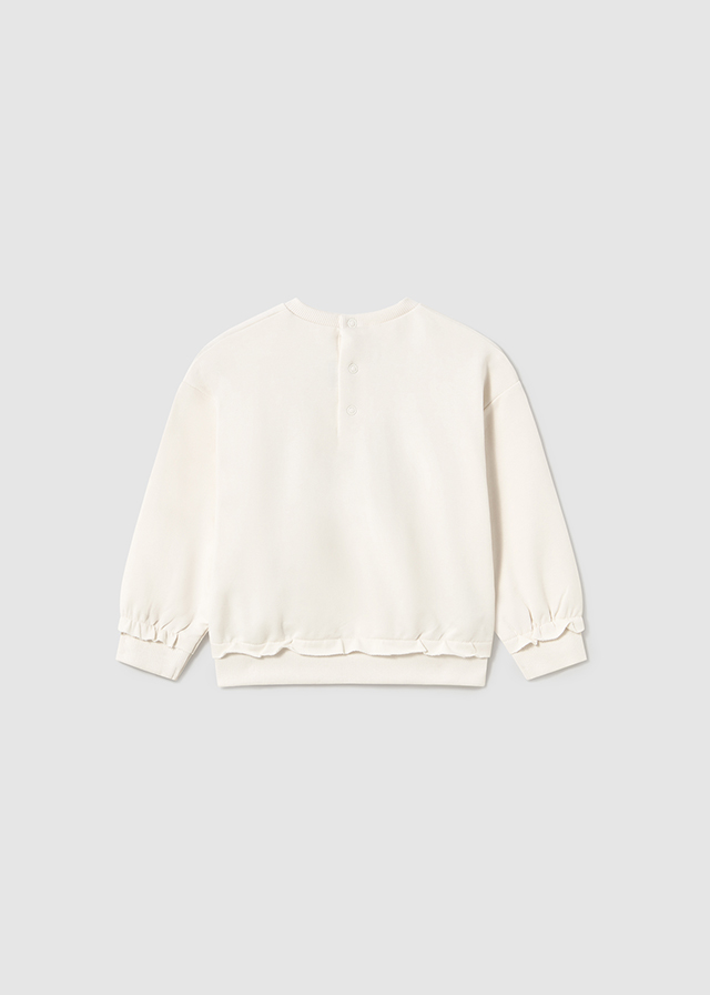 Bluza dziewczęca kremowa – 12 M (80 cm)