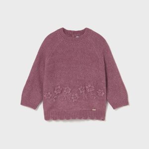 Sweter dla dziewczynki różowy – 18 M (86 cm)