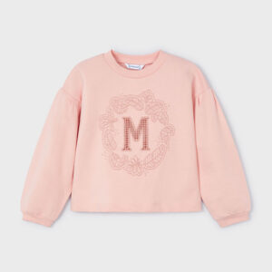 Bluza dla dziewczynki morelowa – 6 (116cm)