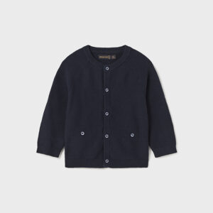 Sweter chłopięcy rozpinany granatowy – 6M (68cm)