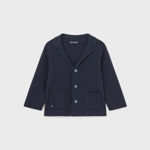 Sweter chłopięcy rozpinany granatowy – 9M (74cm)