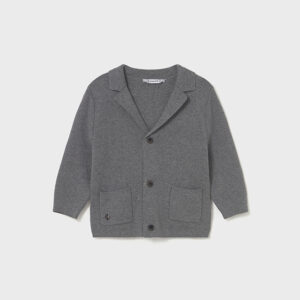 Sweter chłopięcy rozpinany szary – 18 M (86 cm)