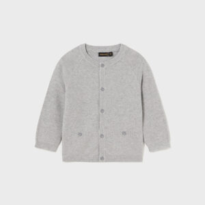 Sweter chłopięcy rozpinany szary – 6M (68cm)