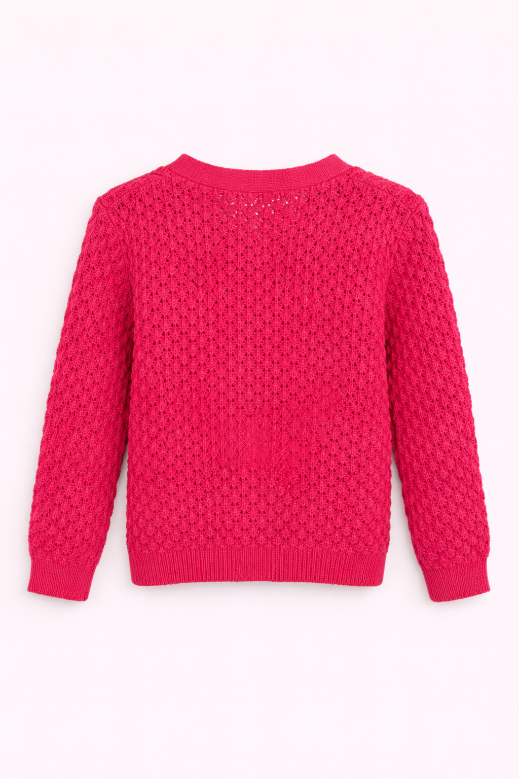 Sweter dla dziewczynki rozpinany różowy – 3 (98cm)