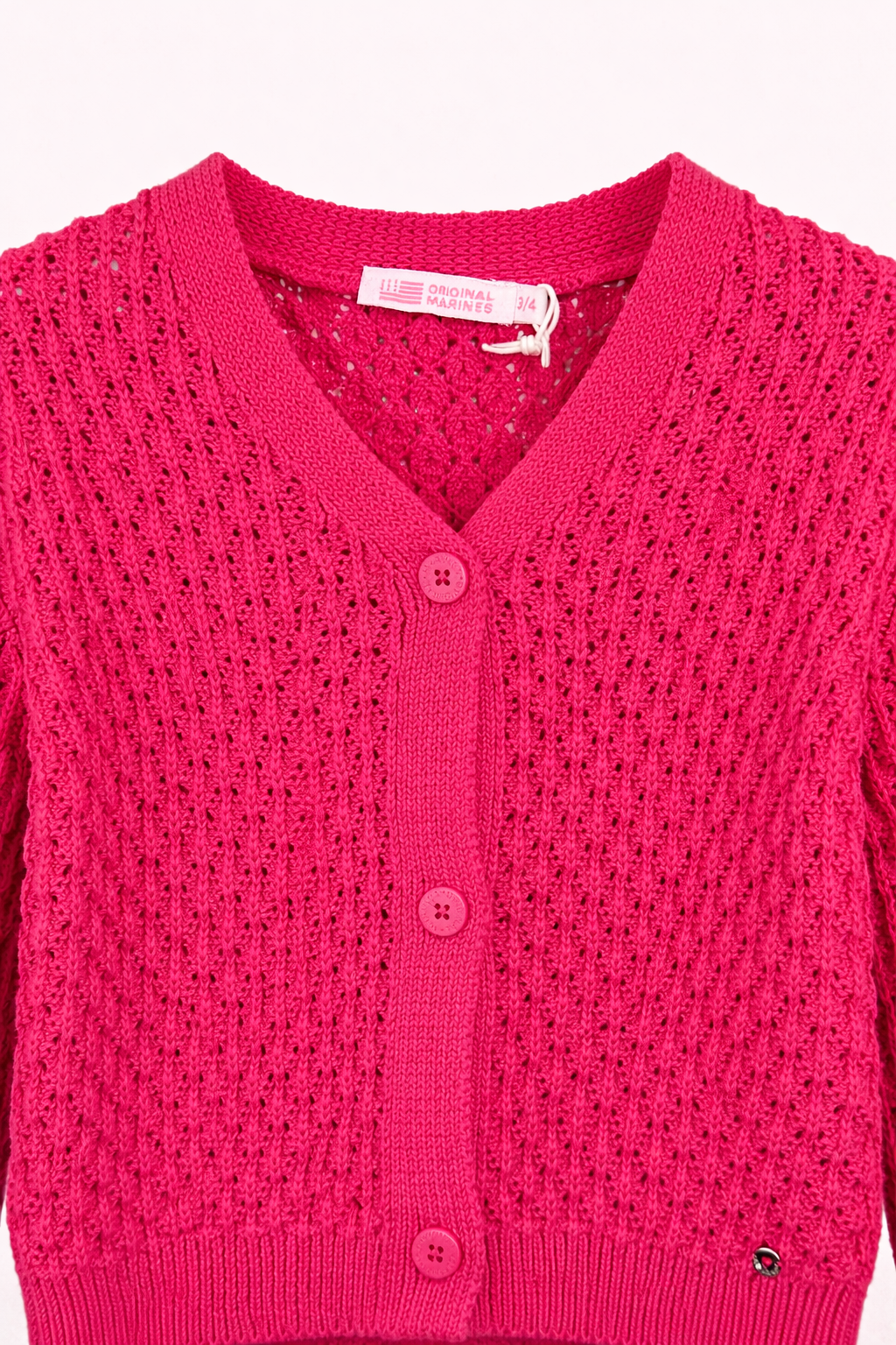 Sweter dla dziewczynki rozpinany różowy – 3 (98cm)