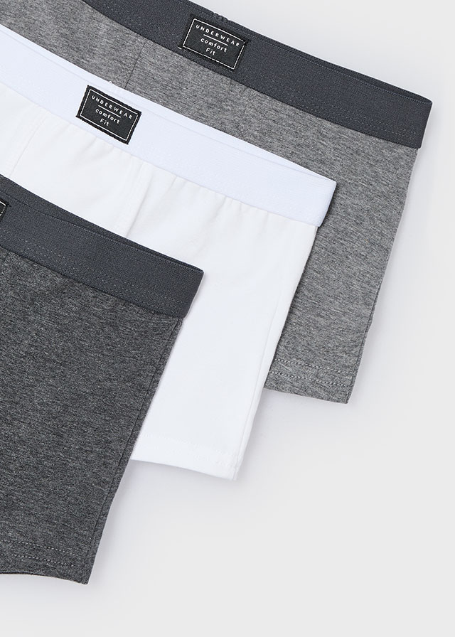 Bokserki chłopięce 3 pack szare – 12 (152cm)