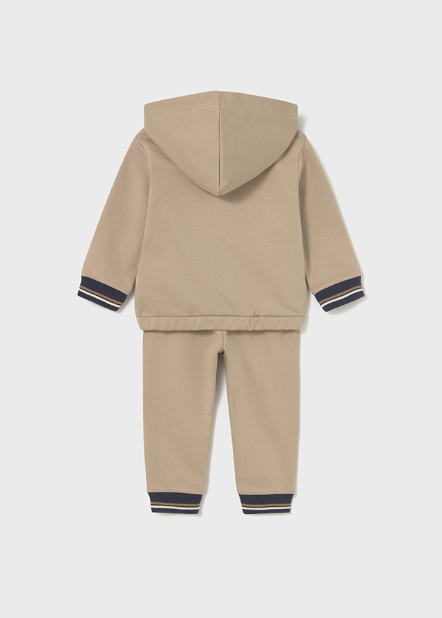 Dres dla chłopca bluza ze spodniami beżowy – 18 M (86 cm)