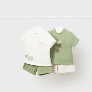 Komplet 4-pack dla chłopca eukaliptusowy – 6-9 M (75 cm)