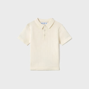 Koszulka polo chłopięca kremowa – 12 M (80 cm)