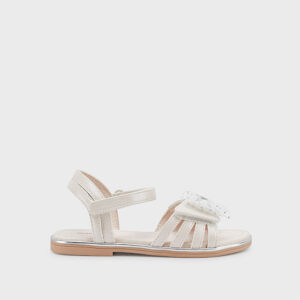 Buty dla dziewczynki sandały perłowe – 28 (18 cm)